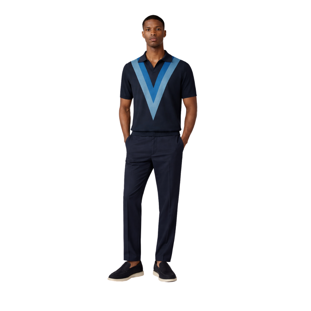 Retro Knit Polo