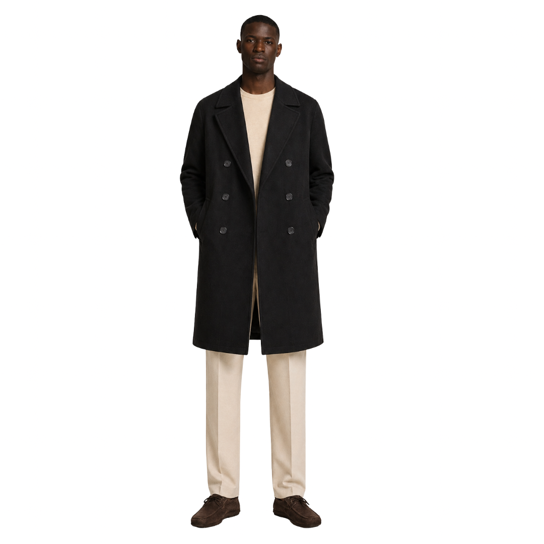 Mid Length Double-Breasted Coat