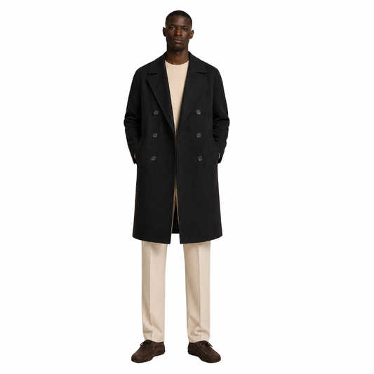 Mid Length Double-Breasted Coat