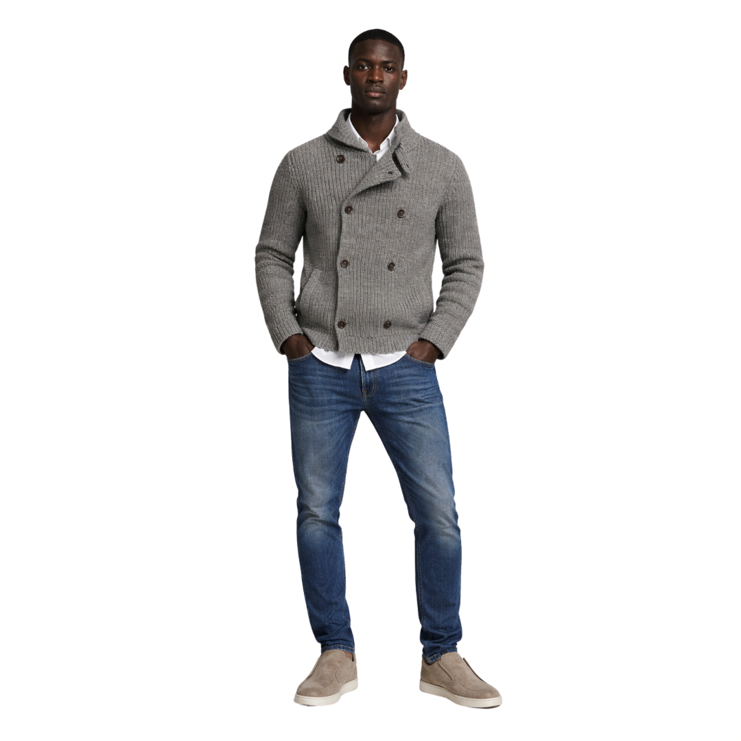 Double Breasted Cardigan