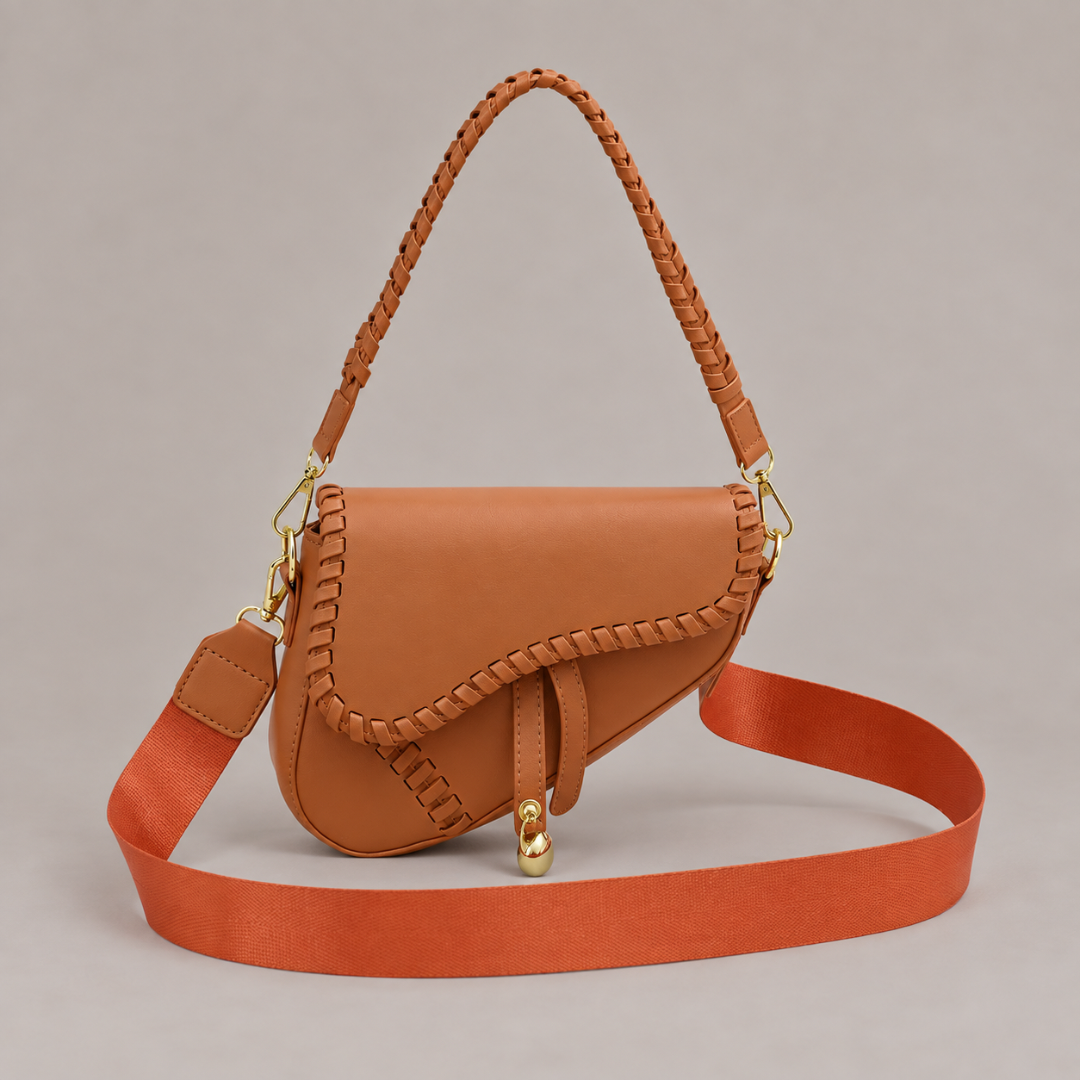 Braided Saddle Bag