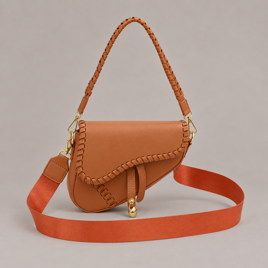 Braided Saddle Bag