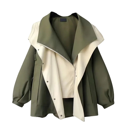 Two-Tone Utility Coat