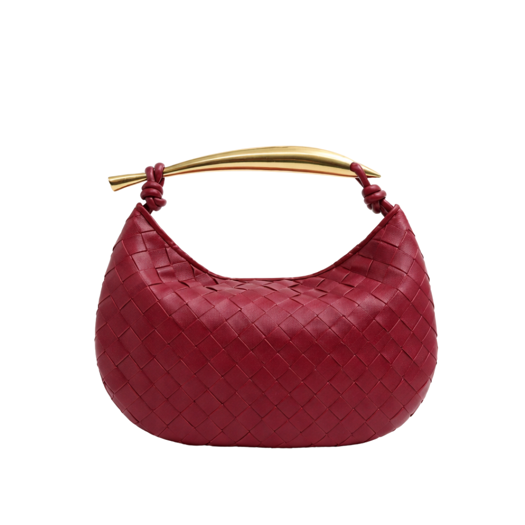 Woven Leather Handbag