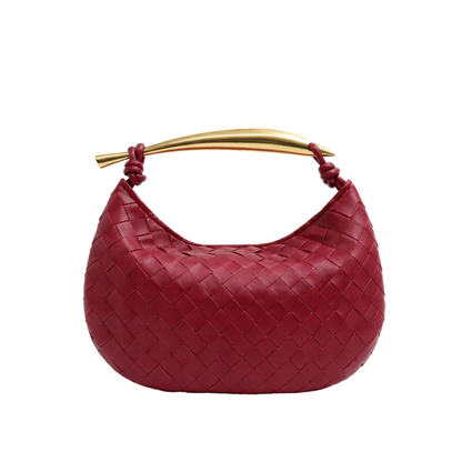 Woven Leather Handbag