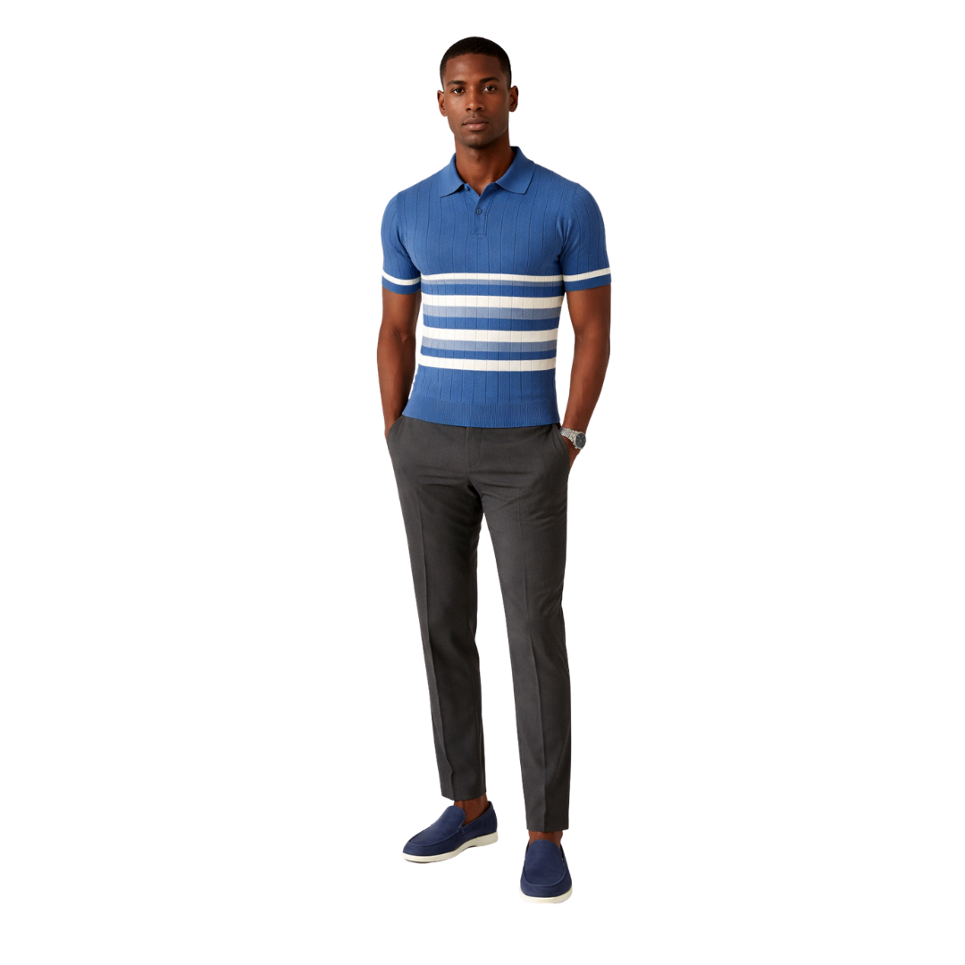 Striped Polo Shirt
