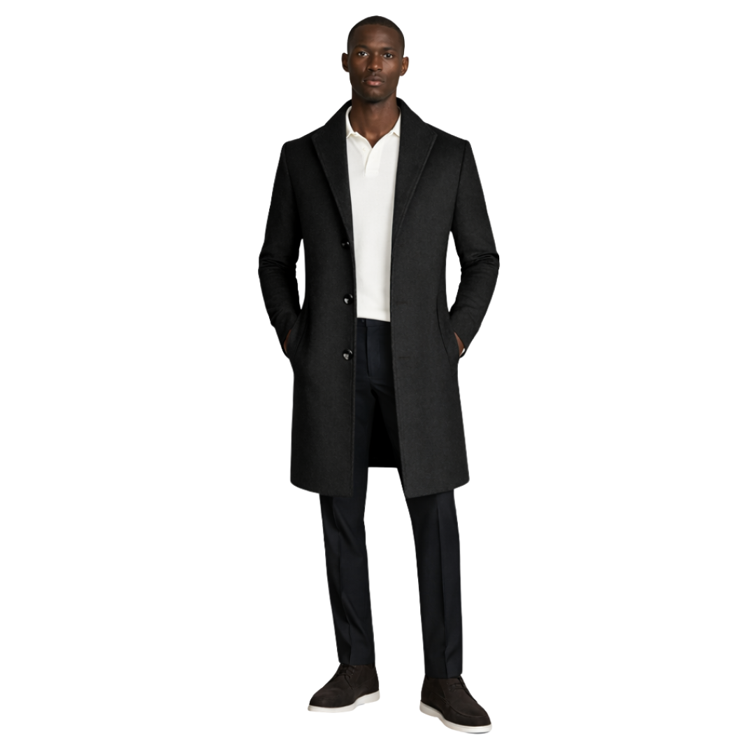 Tailored Wool Overcoat