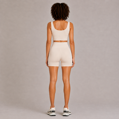Seamless Ribbed Yoga Set