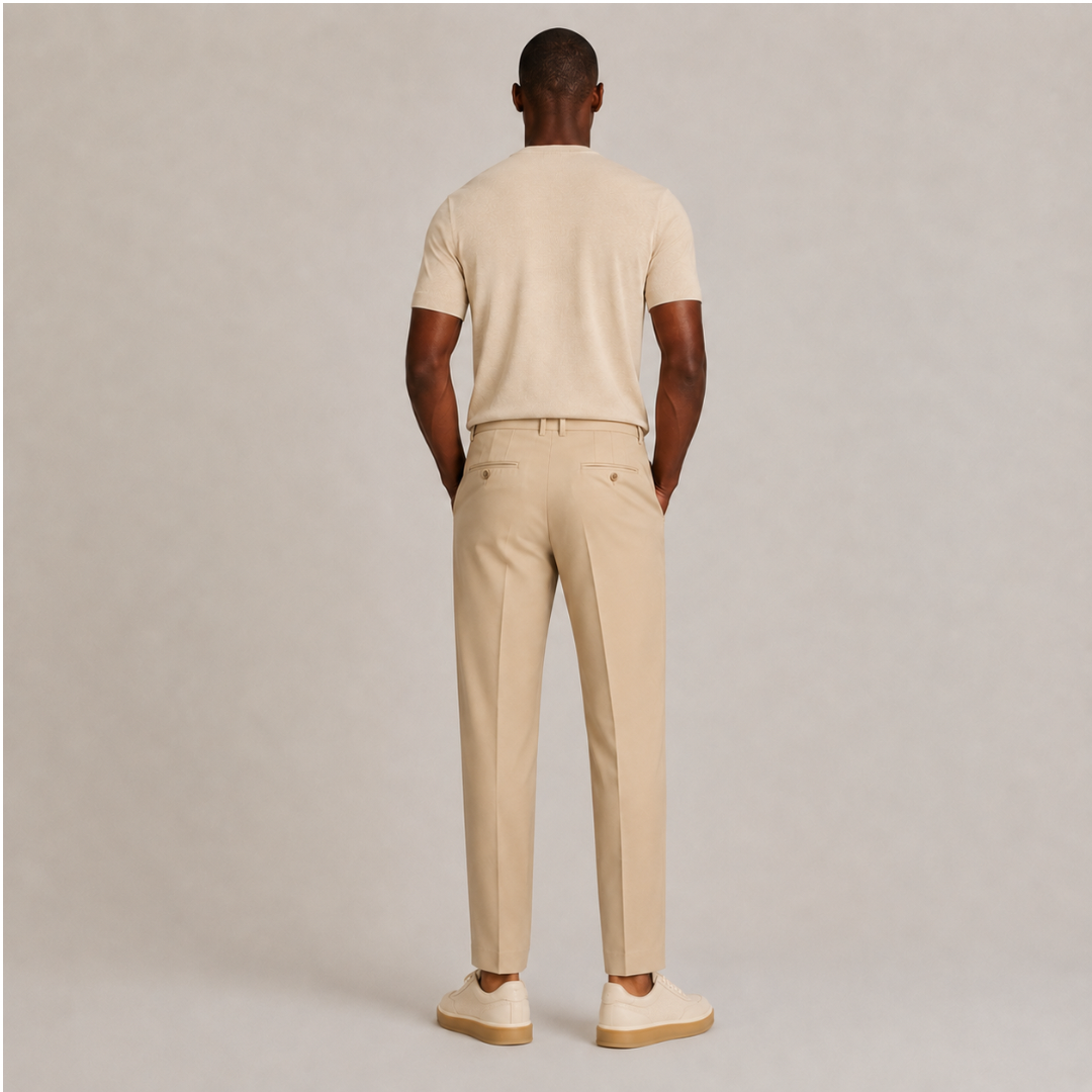 Tailored Straight-Leg Trousers