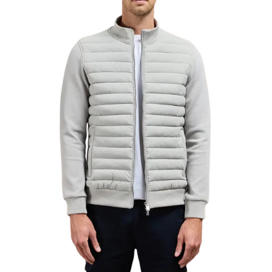 Lightweight Knit Stand Collar Jacket