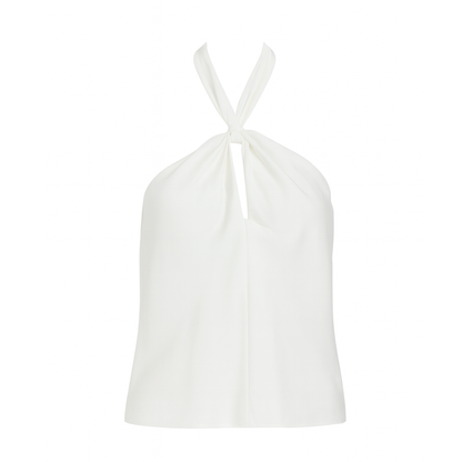 Satin Halter Tank Top