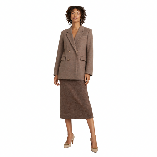 Double-Breasted Wool Blazer