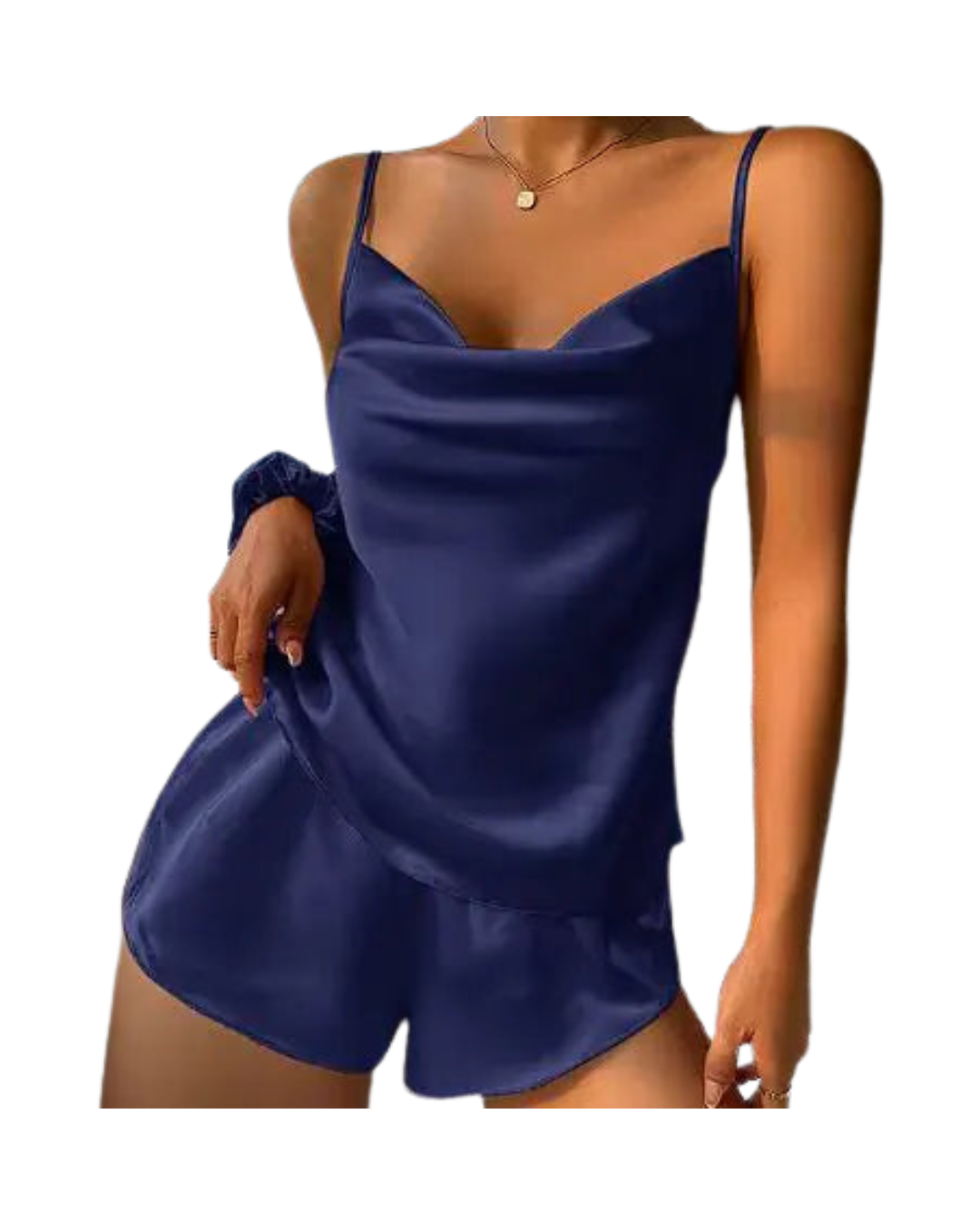 Backless Silk Pajama