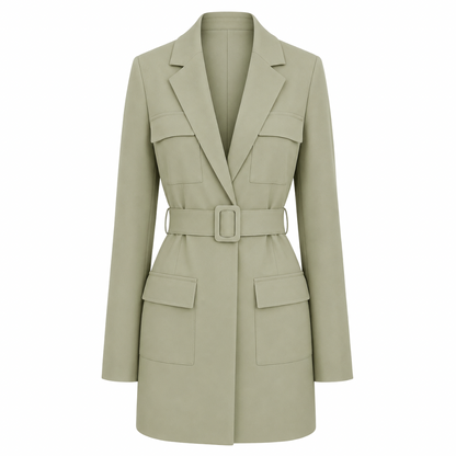 Belted Blazer Dress