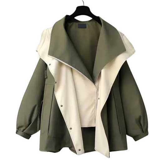 Two-Tone Utility Coat