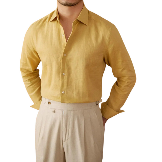 Italian Linen Long Sleeve Shirt