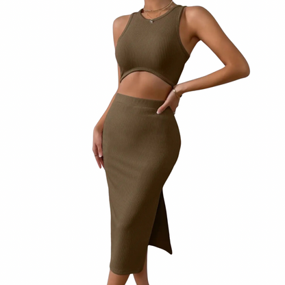 Knitted Two-Piece Set