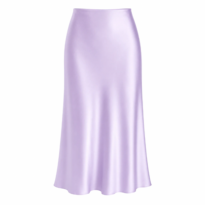 Silk Midi Skirt