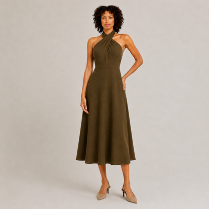 Halter Midi Dress