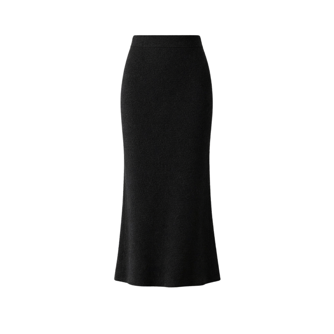 Wool Midi Skirt