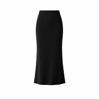 Wool Midi Skirt