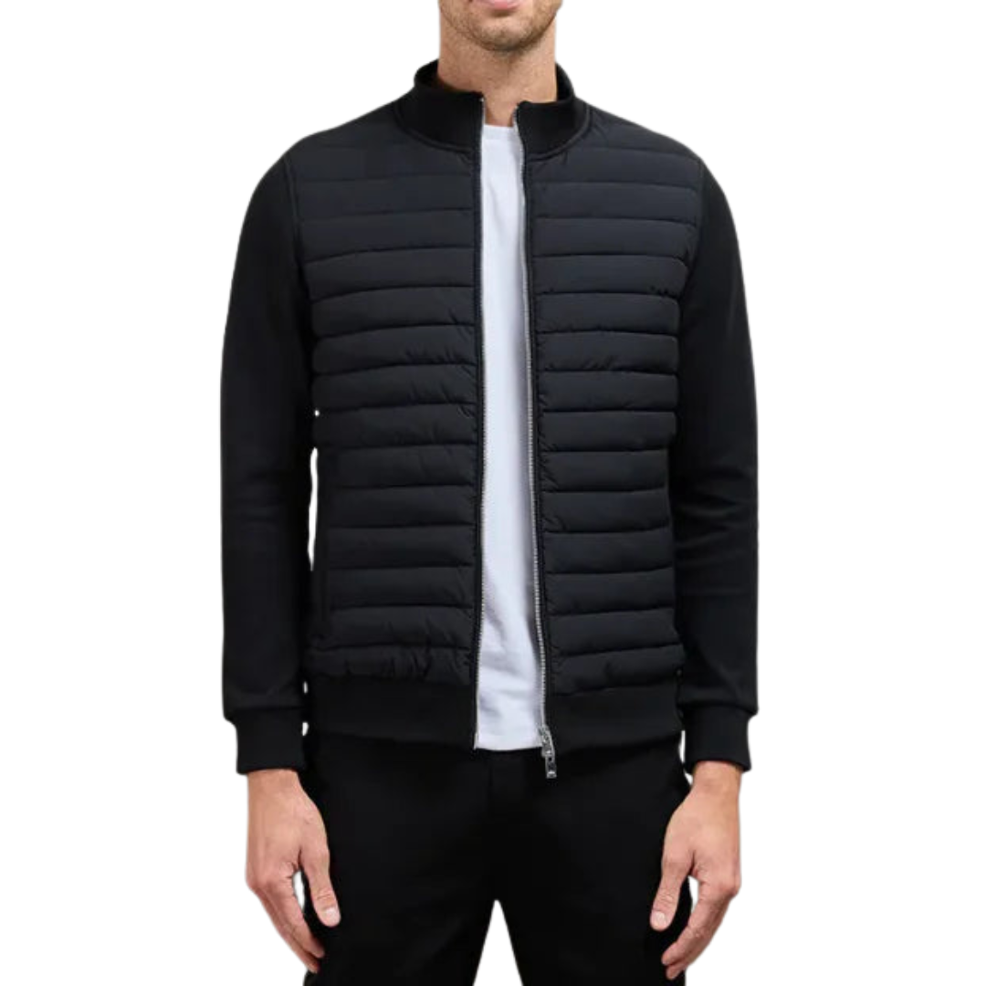 Lightweight Knit Stand Collar Jacket