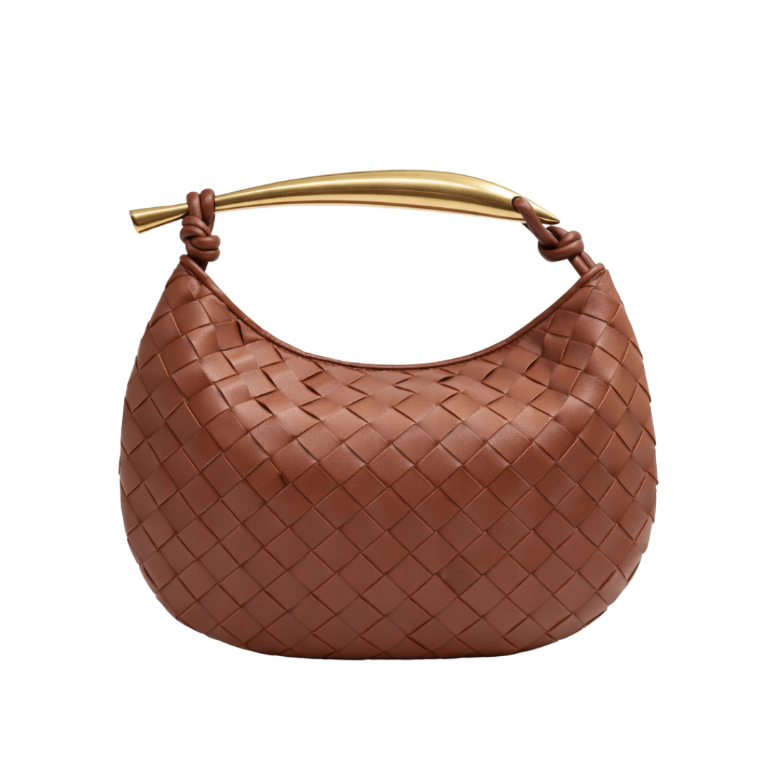 Woven Leather Handbag