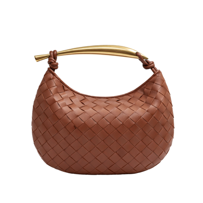 Woven Leather Handbag