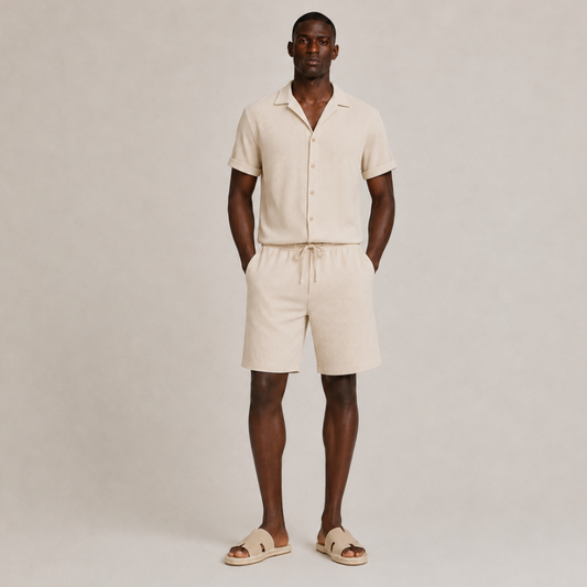 Polo Shirt and Shorts Set