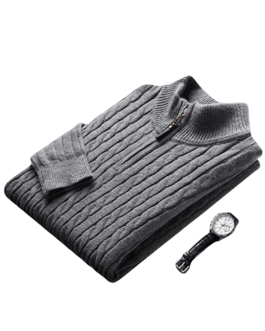 Relaxed Fit Knit Sweater Jacket