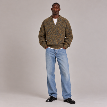 Mélange Knit Sweater