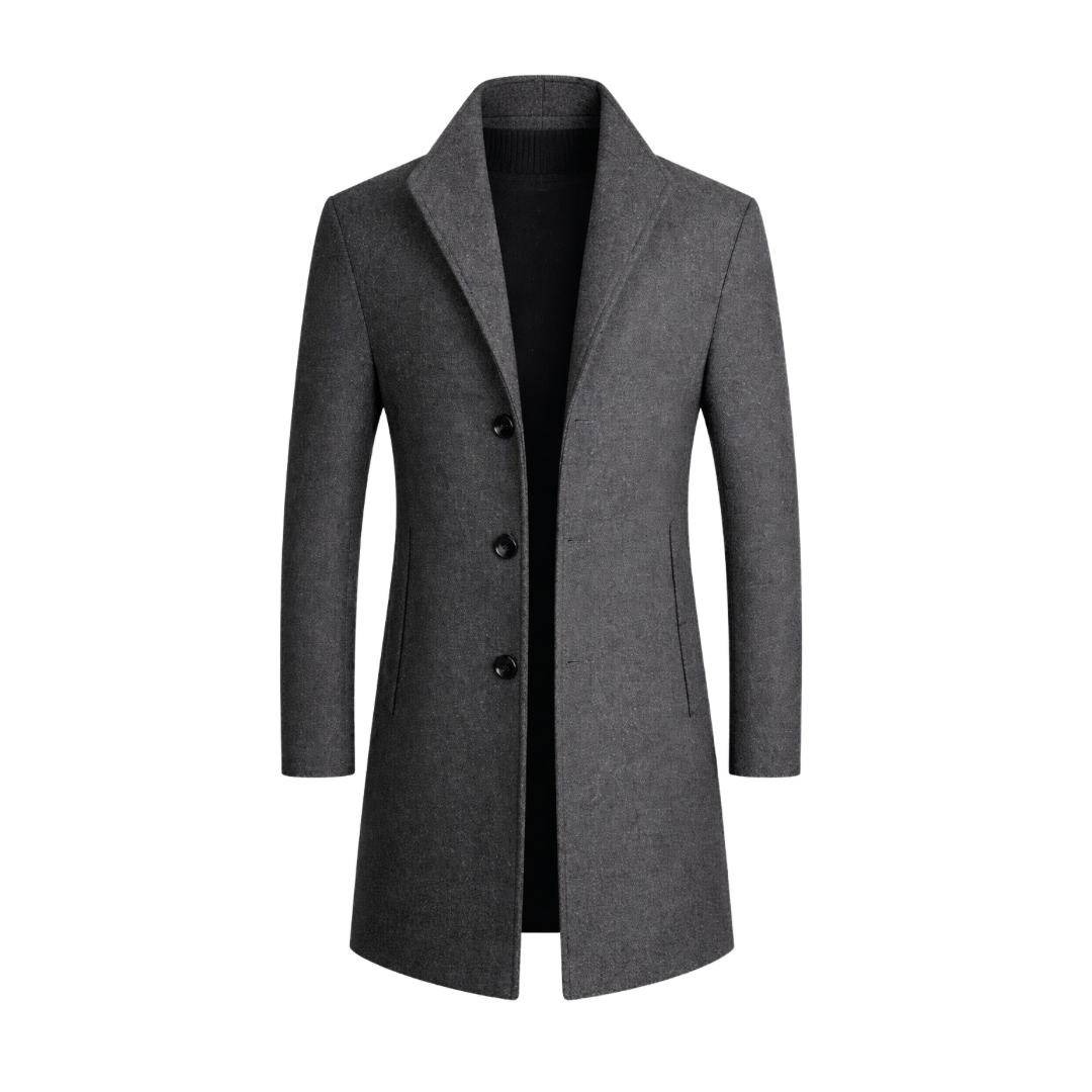 Tailored Wool Overcoat