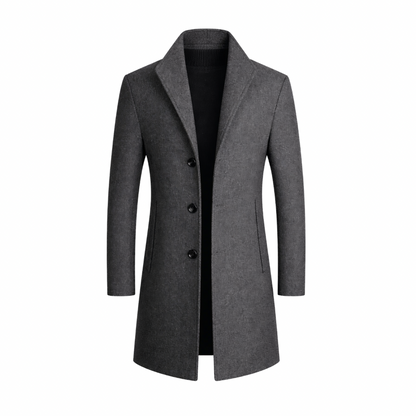 Tailored Wool Overcoat