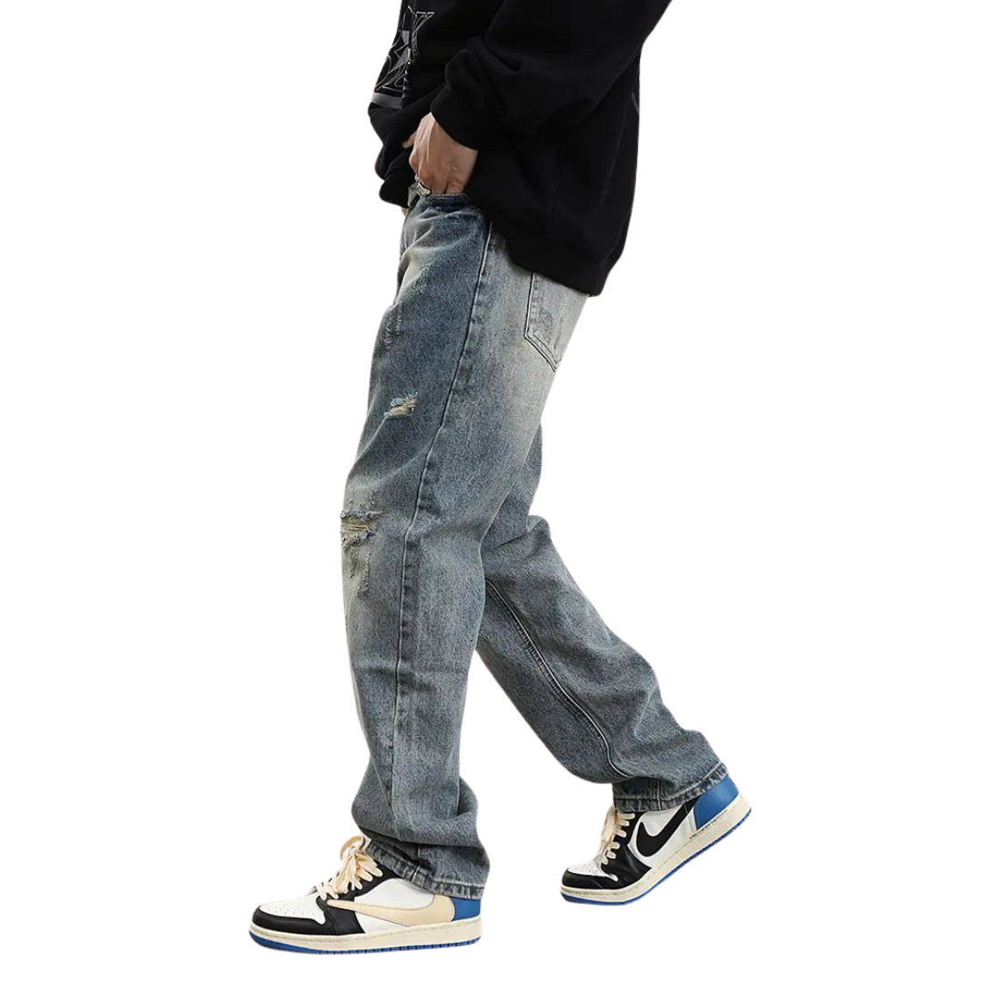 Ripped Loose Jeans
