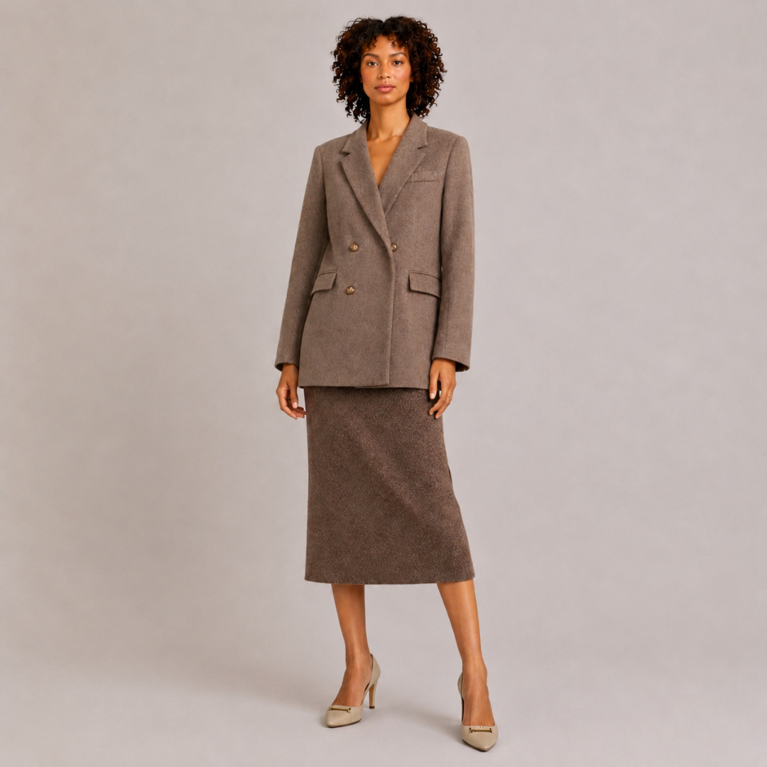 Double-Breasted Wool Blazer