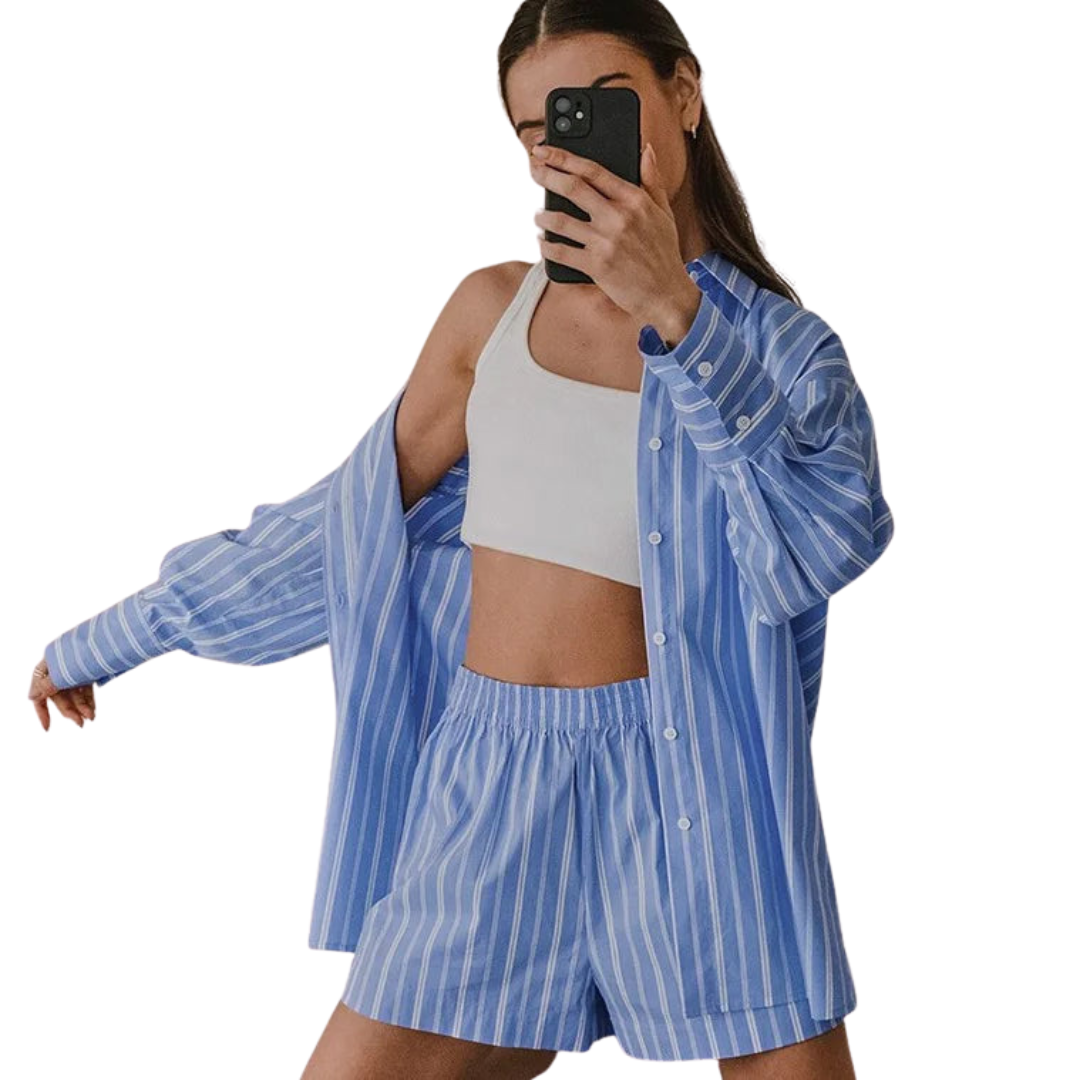 Striped Two-Piece Set