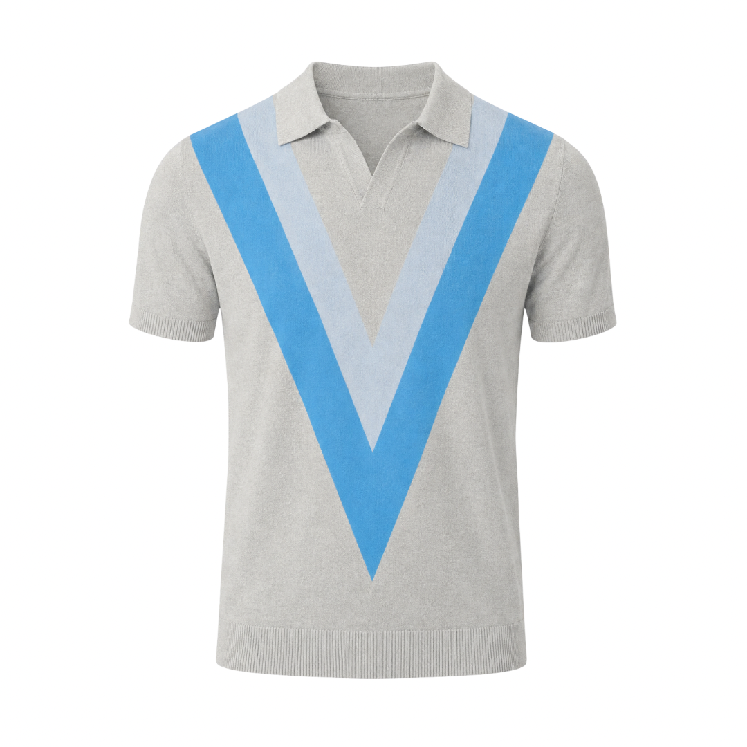 Retro Knit Polo