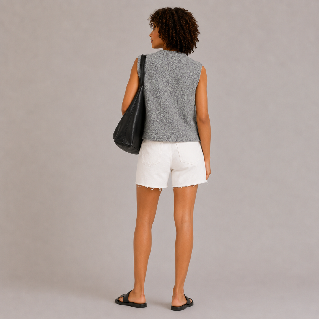 Textured Knit Vest