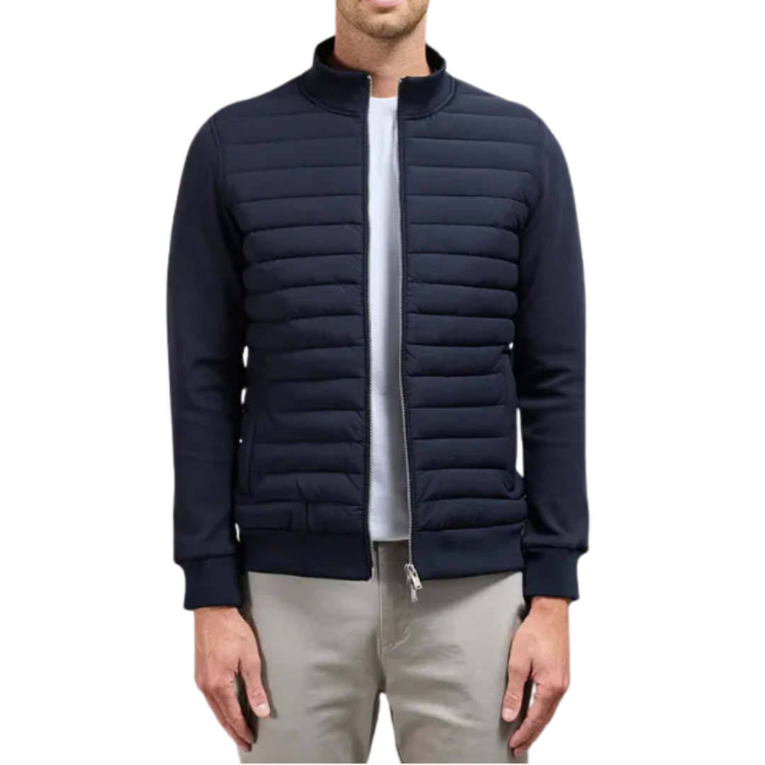 Lightweight Knit Stand Collar Jacket