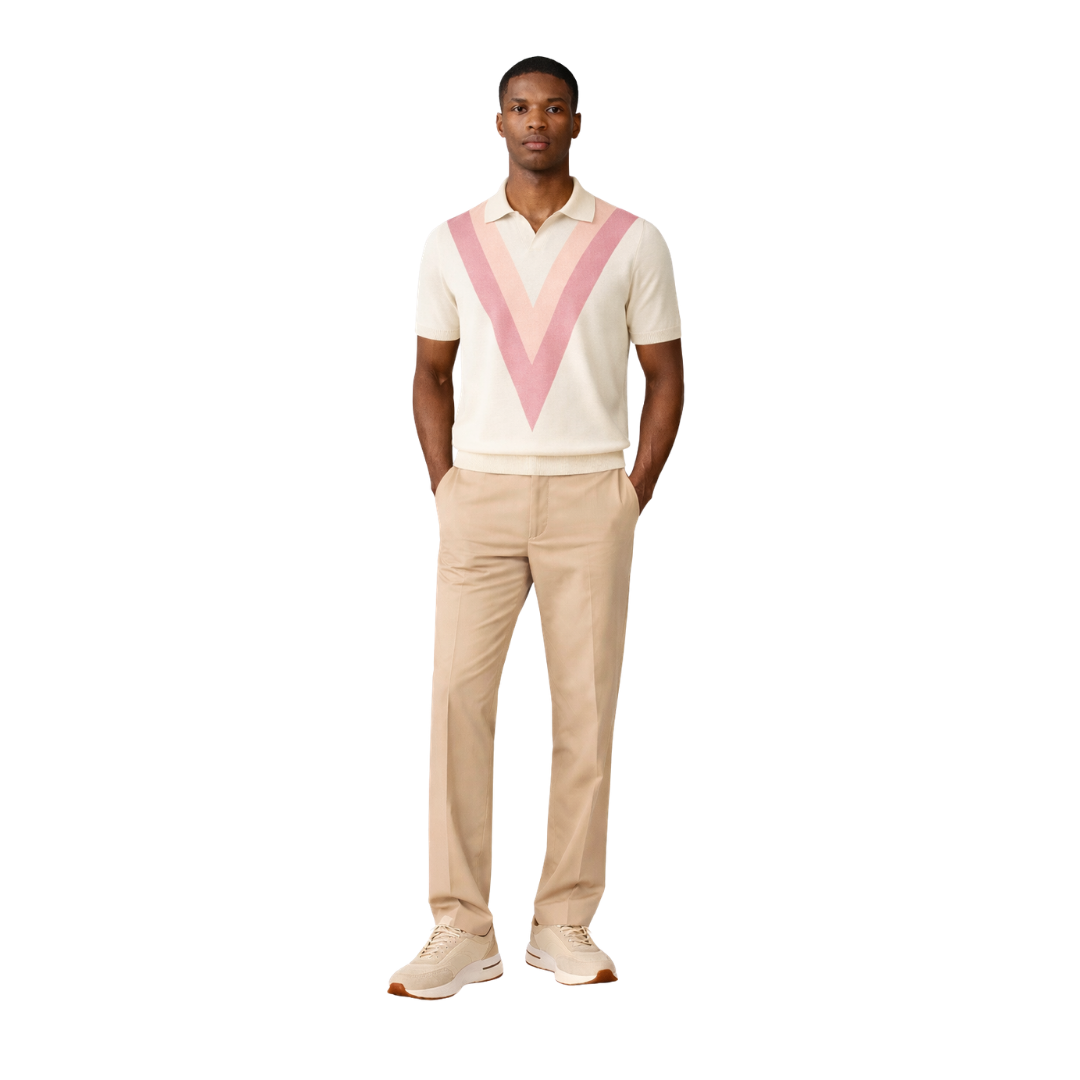 Retro Knit Polo