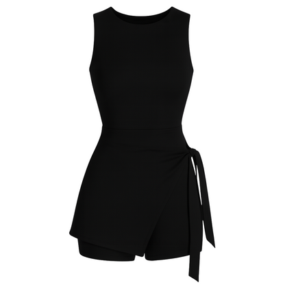 Wrap-Tie Athletic One-Piece