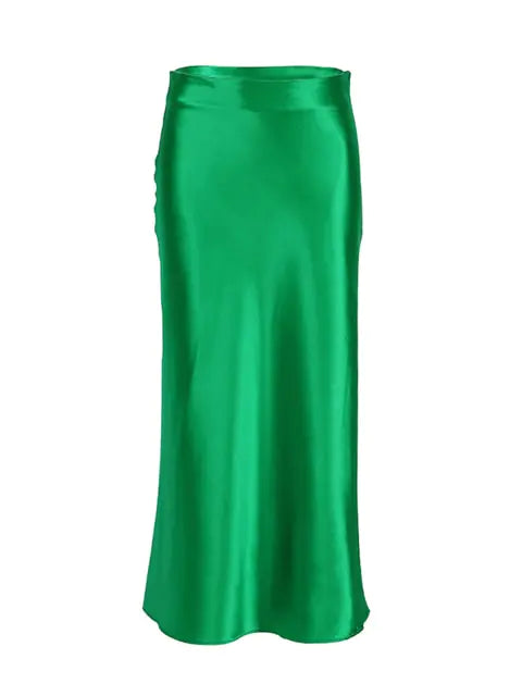 Silk Long Skirt