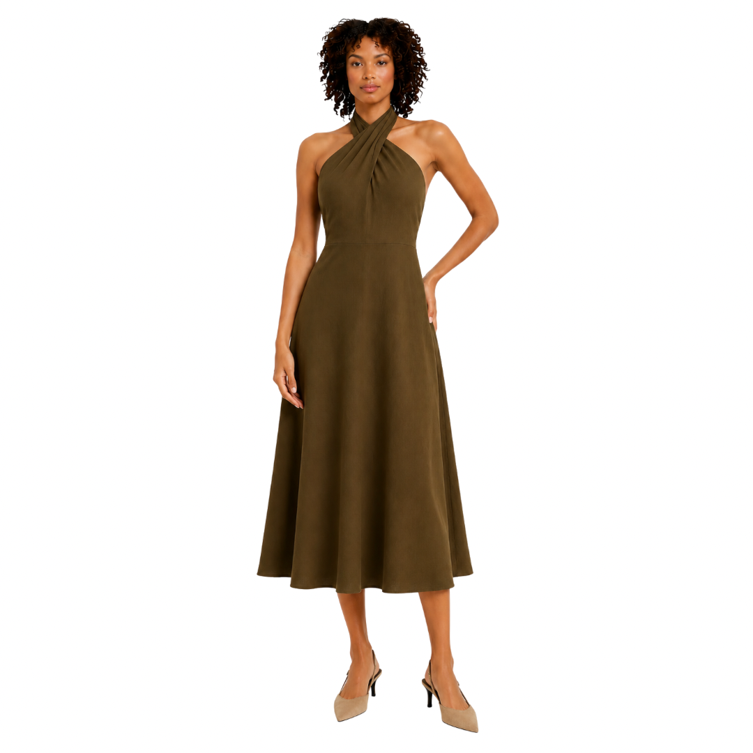Halter Midi Dress