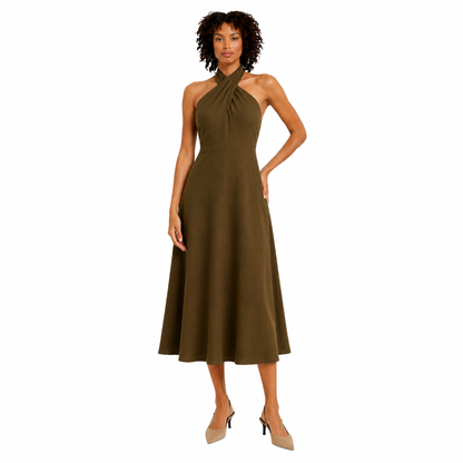 Halter Midi Dress