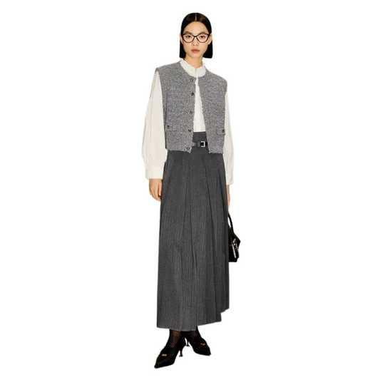 Melange Knitted Vest