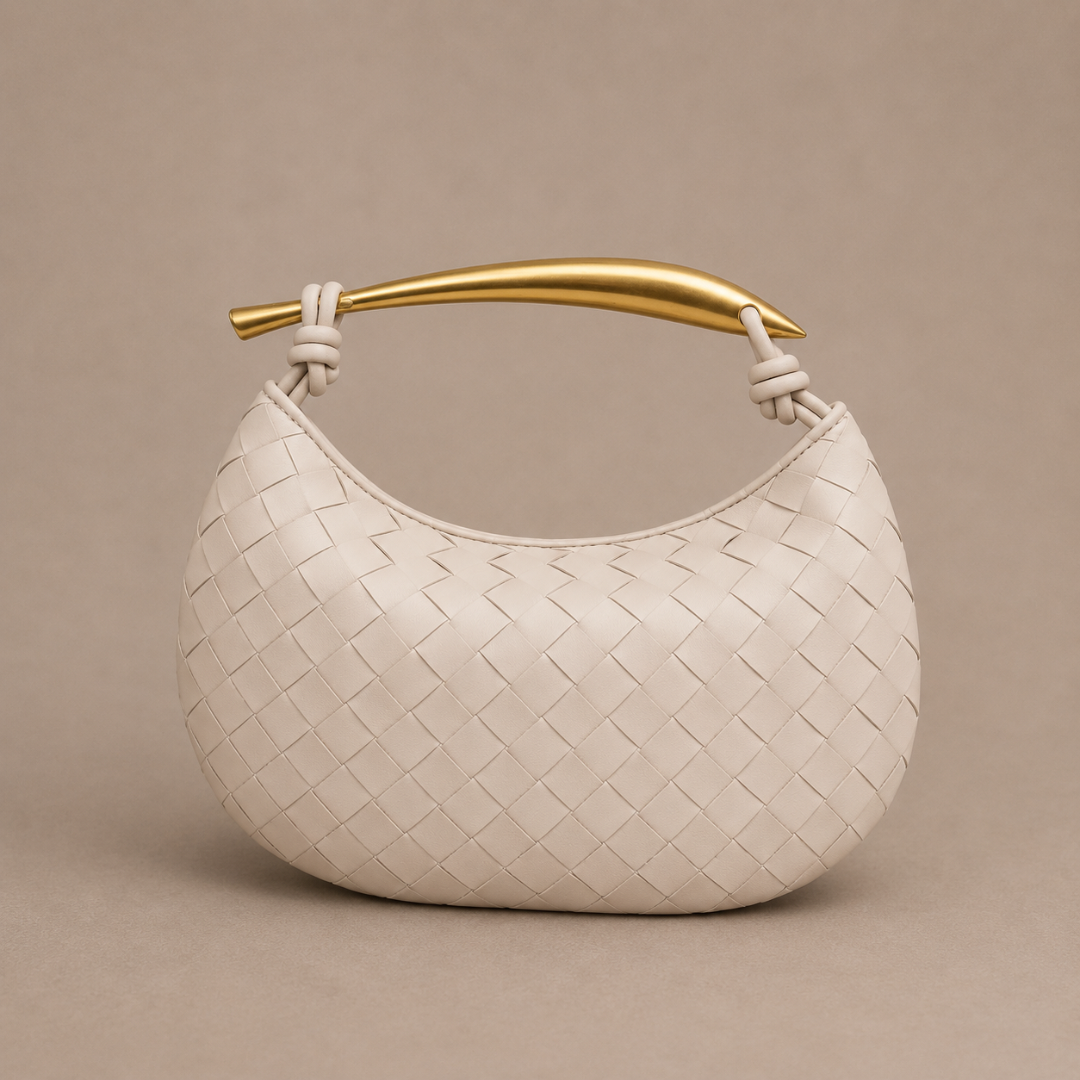 Woven Leather Handbag