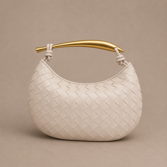 Woven Leather Handbag