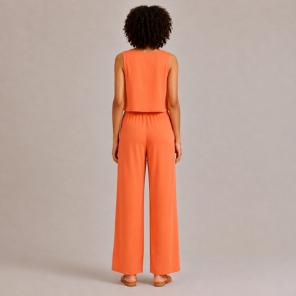Cotton Linen Two-Piece Set