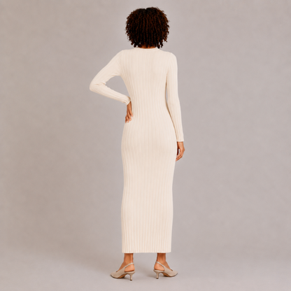 Ribbed Knit Maxi Dress