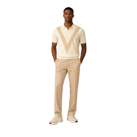 Retro Knit Polo